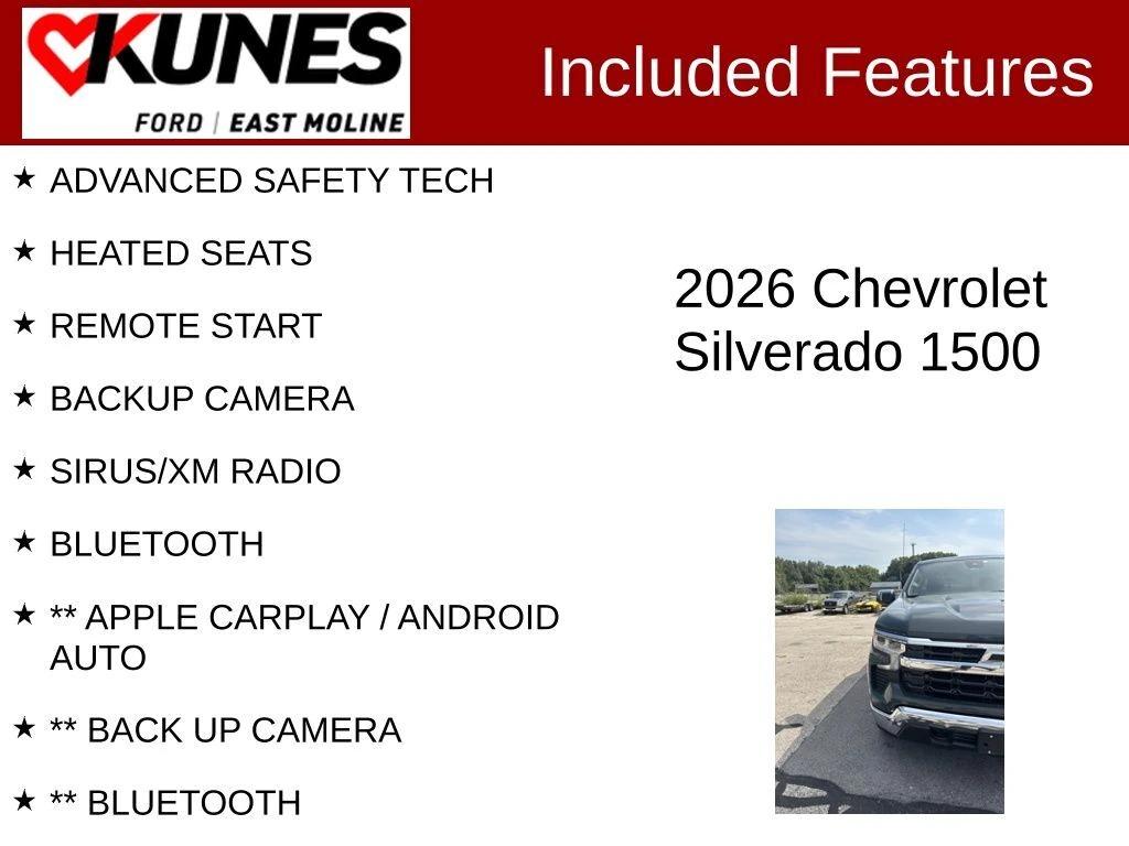 chevrolet silverado 1500 2026 1GCRKDED2TZ121696 image chevrolet silverado 1500 2026 1GCRKDED2TZ121696 image
